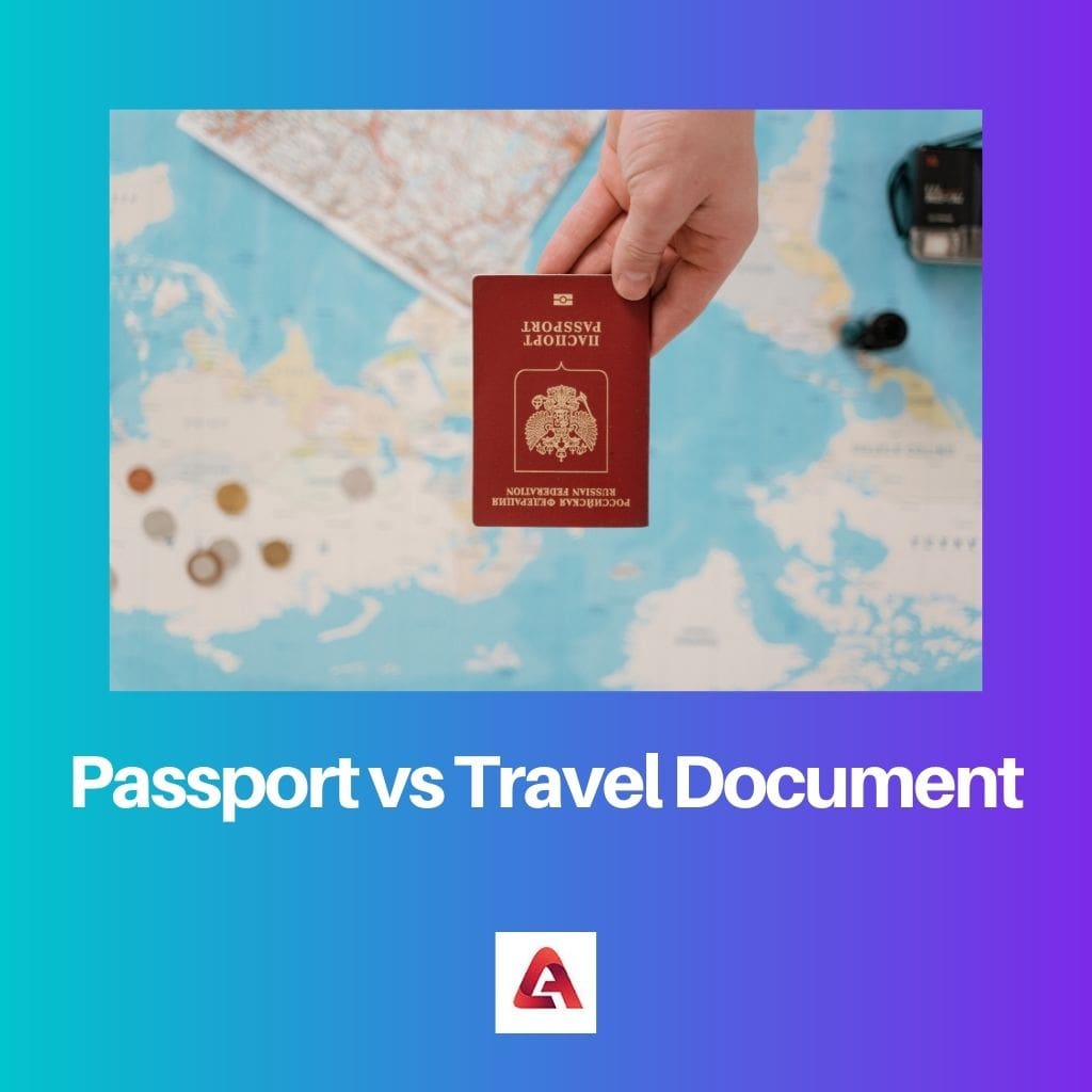 Διαβατήριο εναντίον ταξιδιωτικού εγγράφου