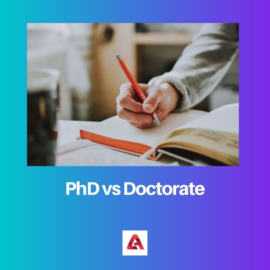 PhD vs Doctorate