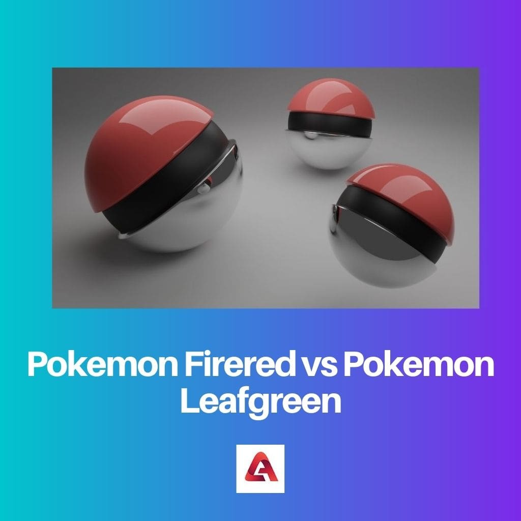 Pokemon Firered vs Pokemon Leafgreen 1