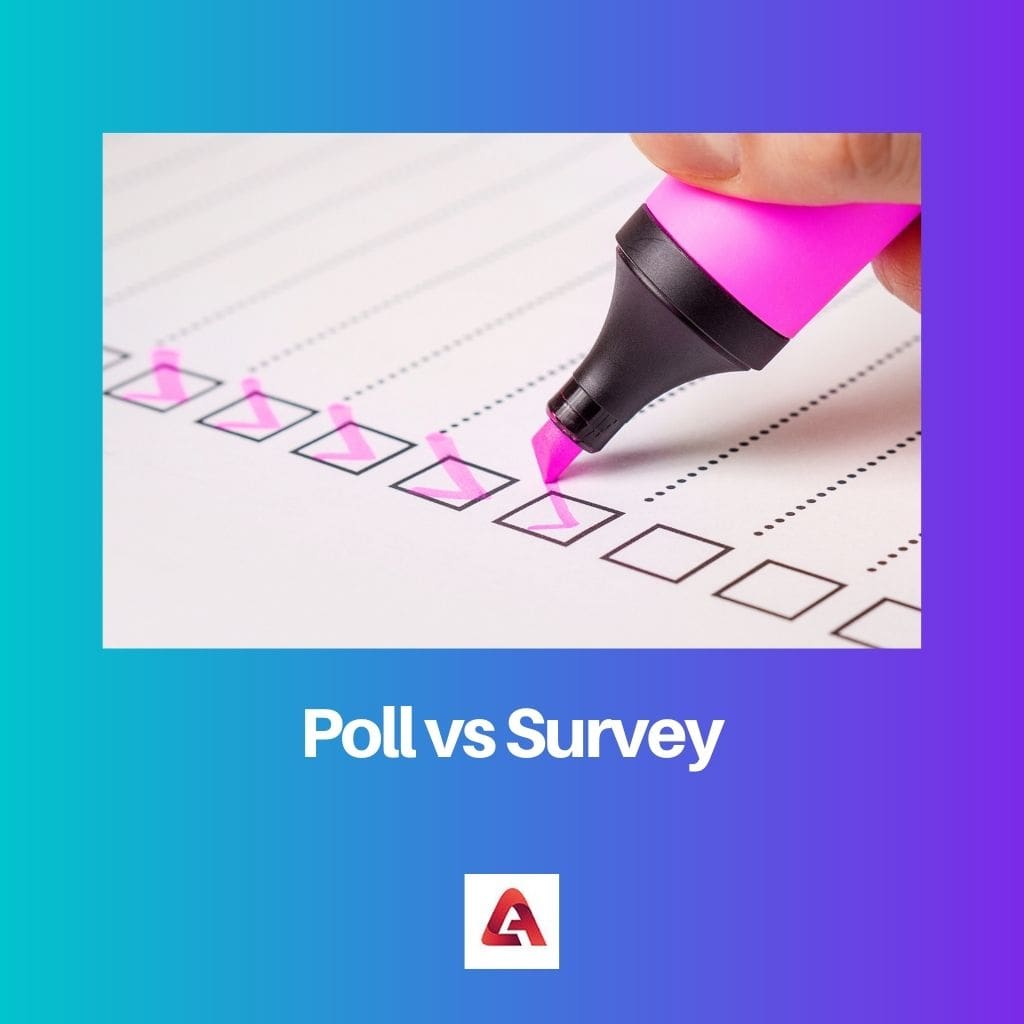 Poll vs Survey