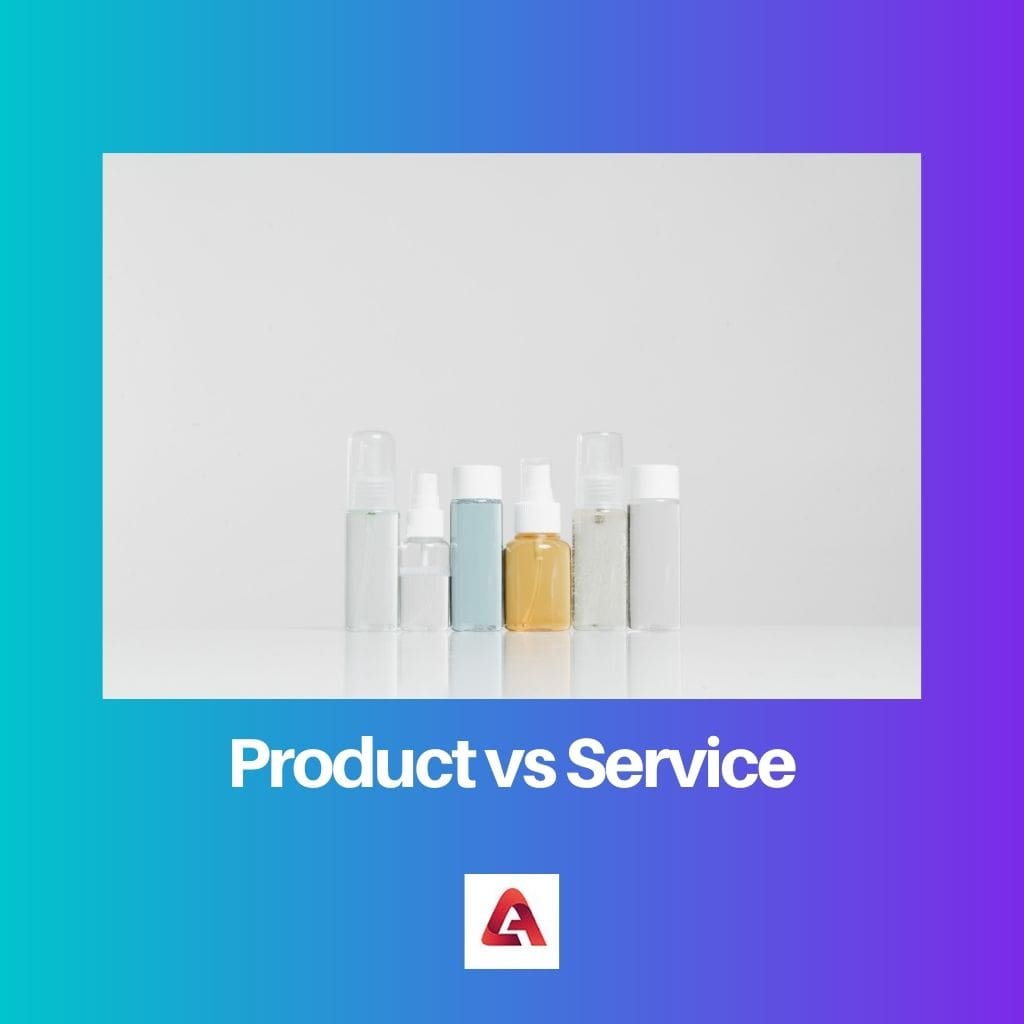 Produkt vs. Dienstleistung