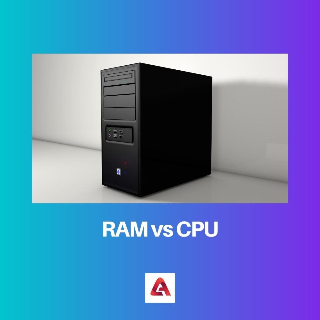 RAM versus CPU 1