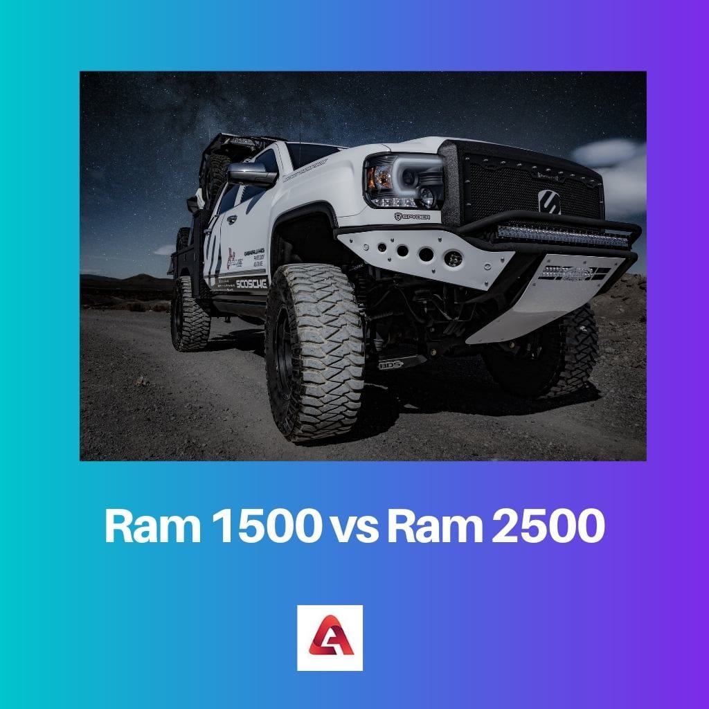 Ram 1500 contre Ram 2500 1