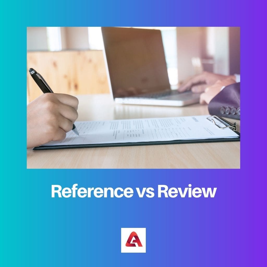 Referencia vs revisión