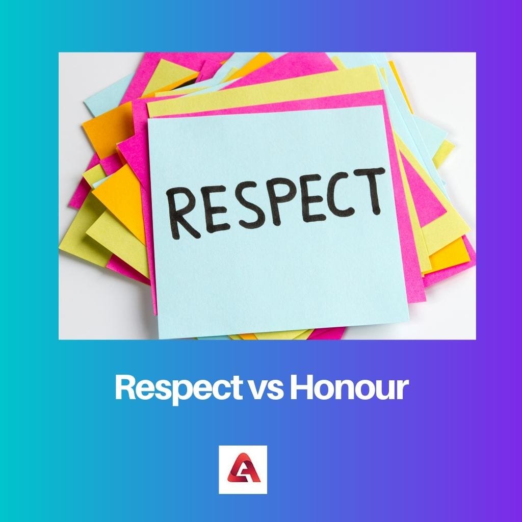 Respect vs Honour