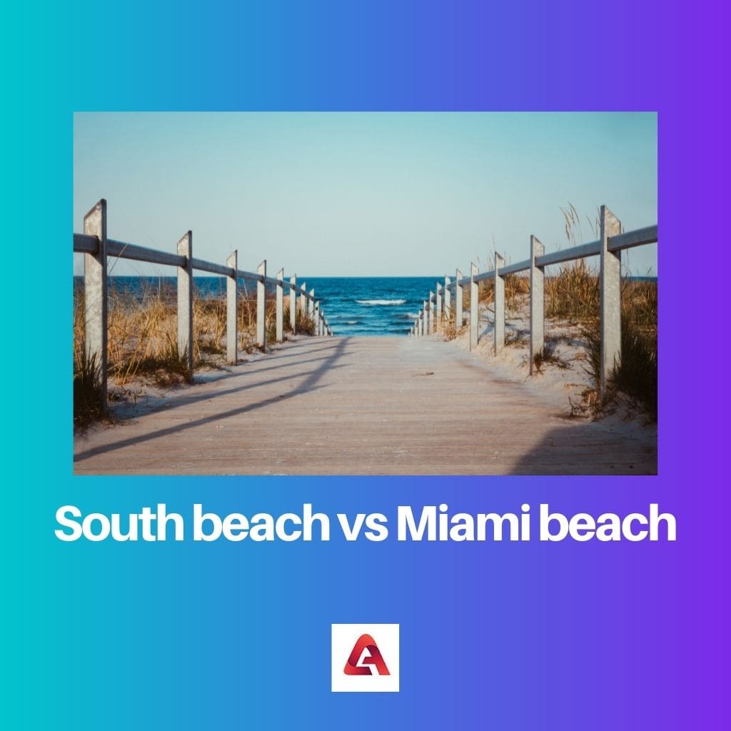 South Beach versus Miami Beach