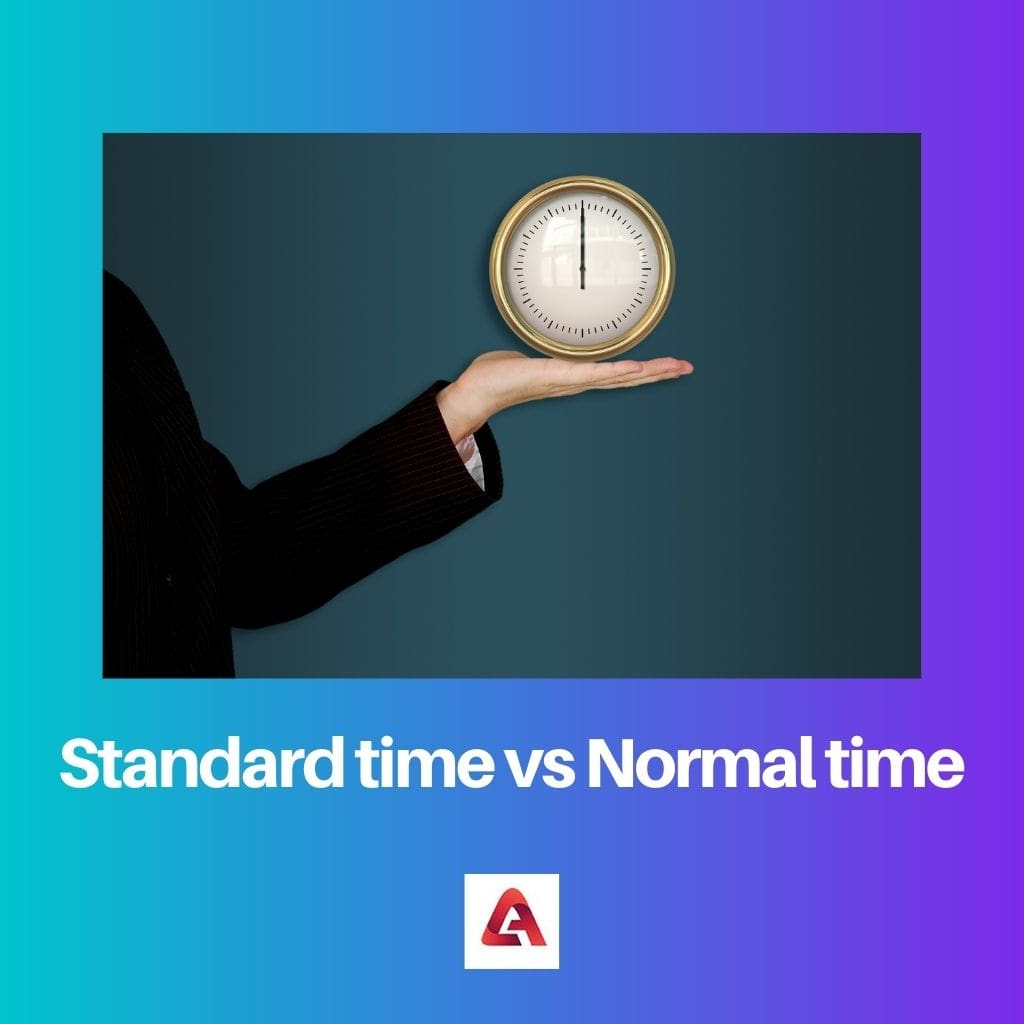 Hora estándar vs hora normal