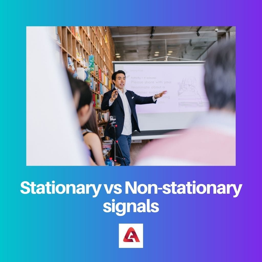 Signaux stationnaires vs non stationnaires