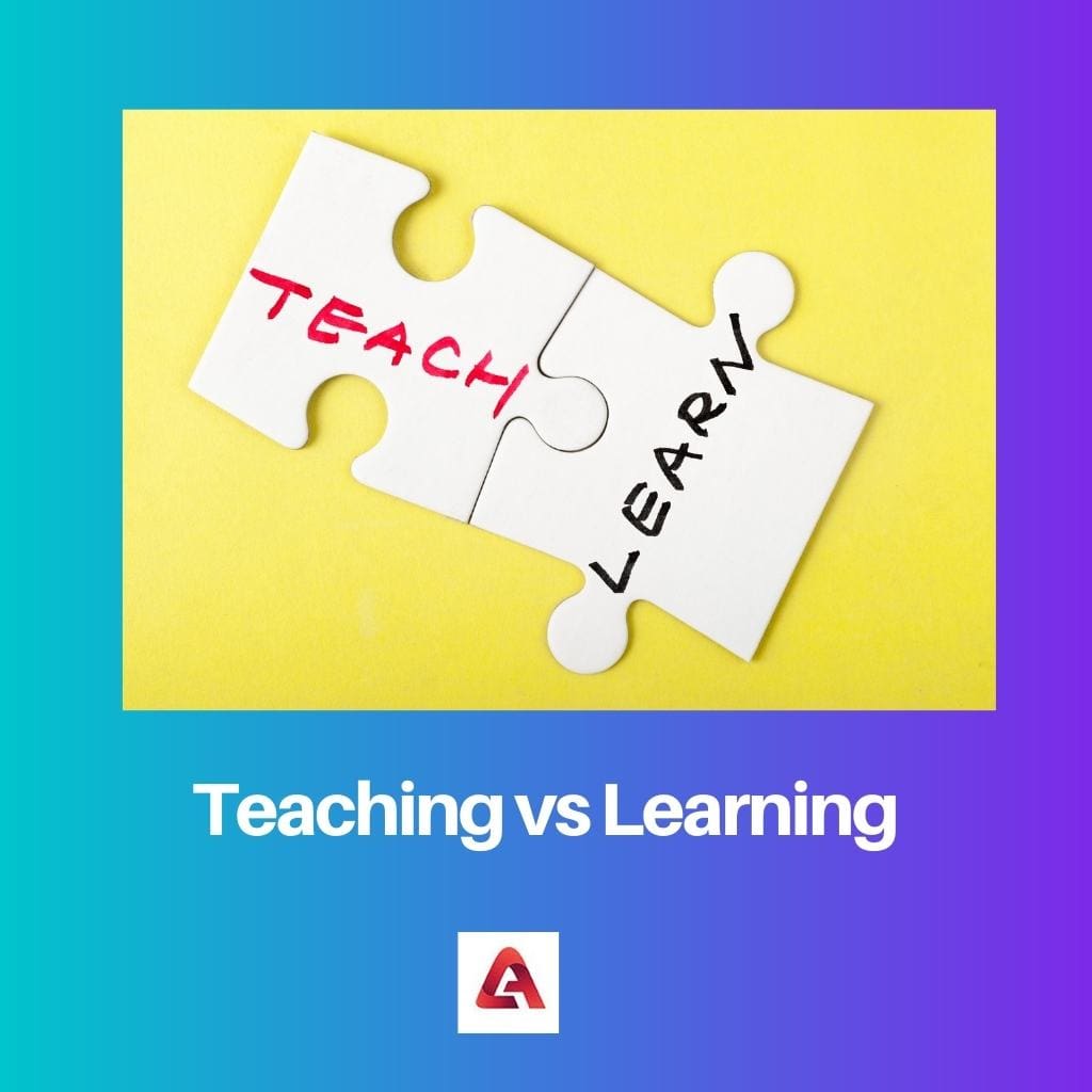 Enseignement vs apprentissage