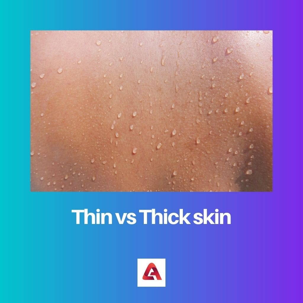 Thin vs Thick skin