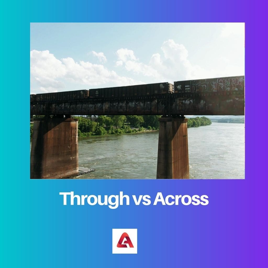 Through vs Across