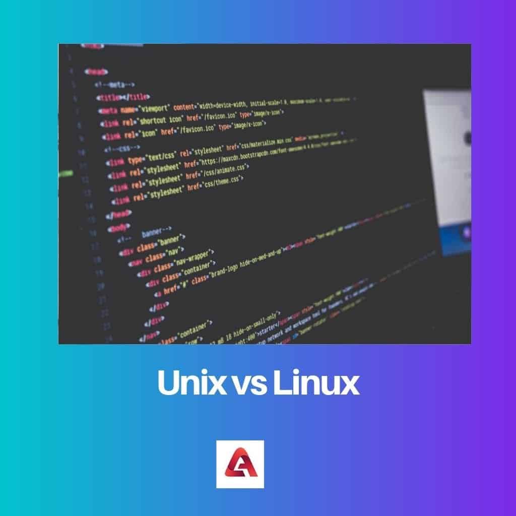 Unix Vs Linux Difference And Comparison