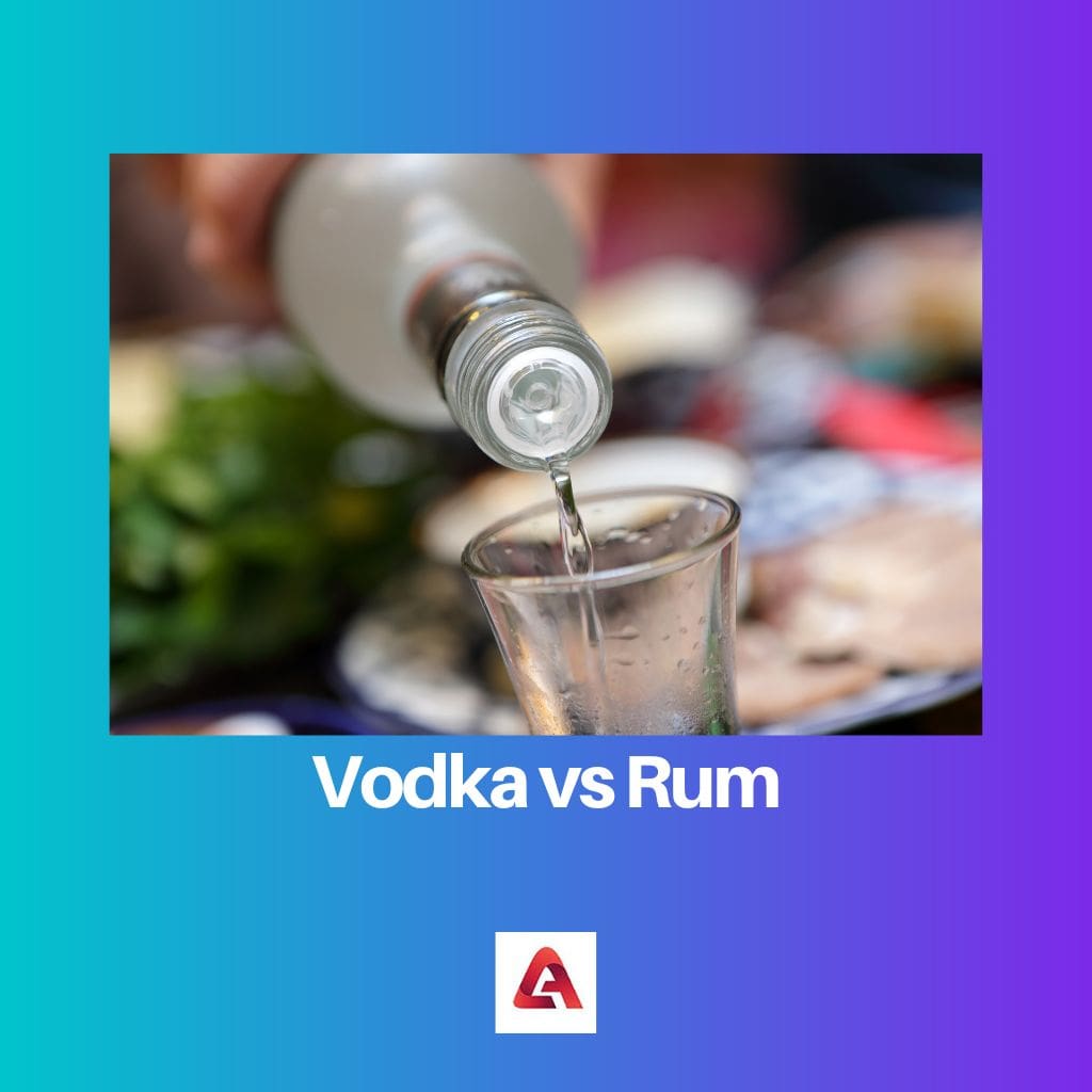Wodka versus rum