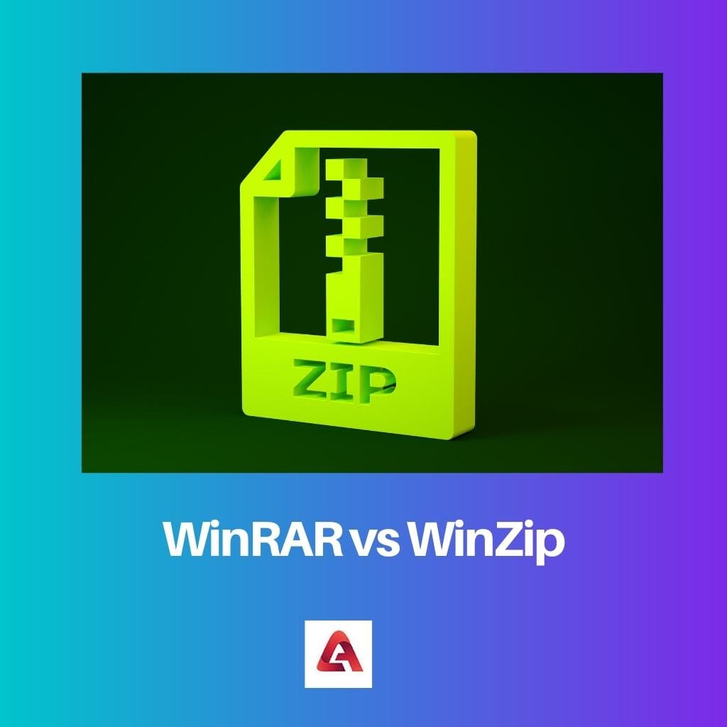 WinRAR contre WinZip