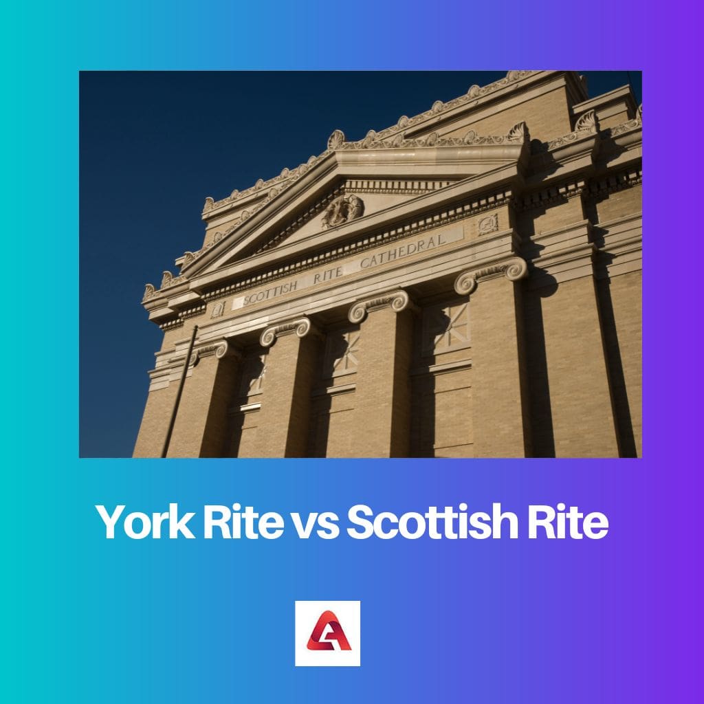 York Rite vs Scottish Rite