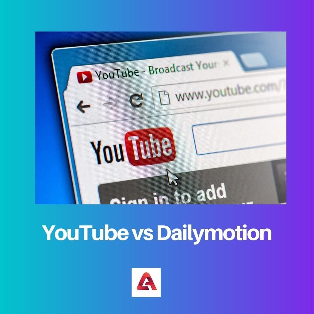 YouTube tegen Dailymotion