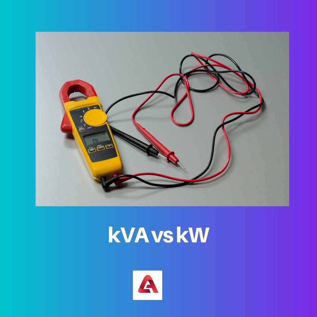 kVA frente a kW