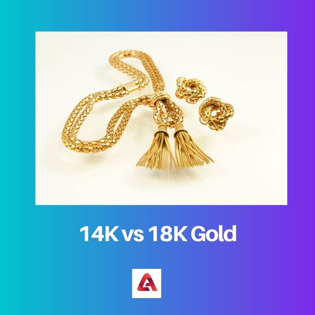 14K बनाम 18K सोना