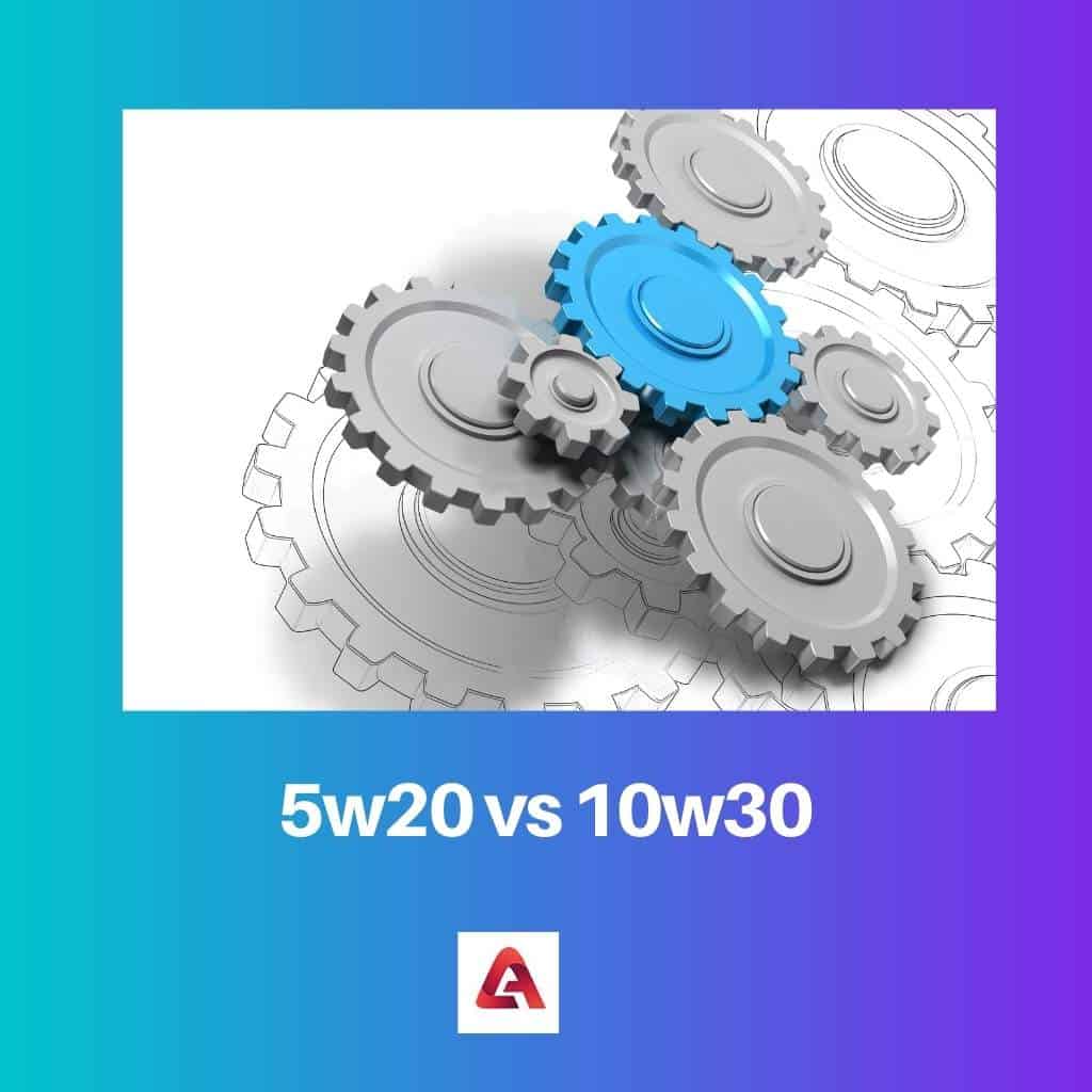 5w20 versus 10w30