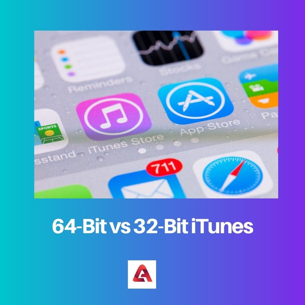 64 Bit vs 32 Bit iTunes
