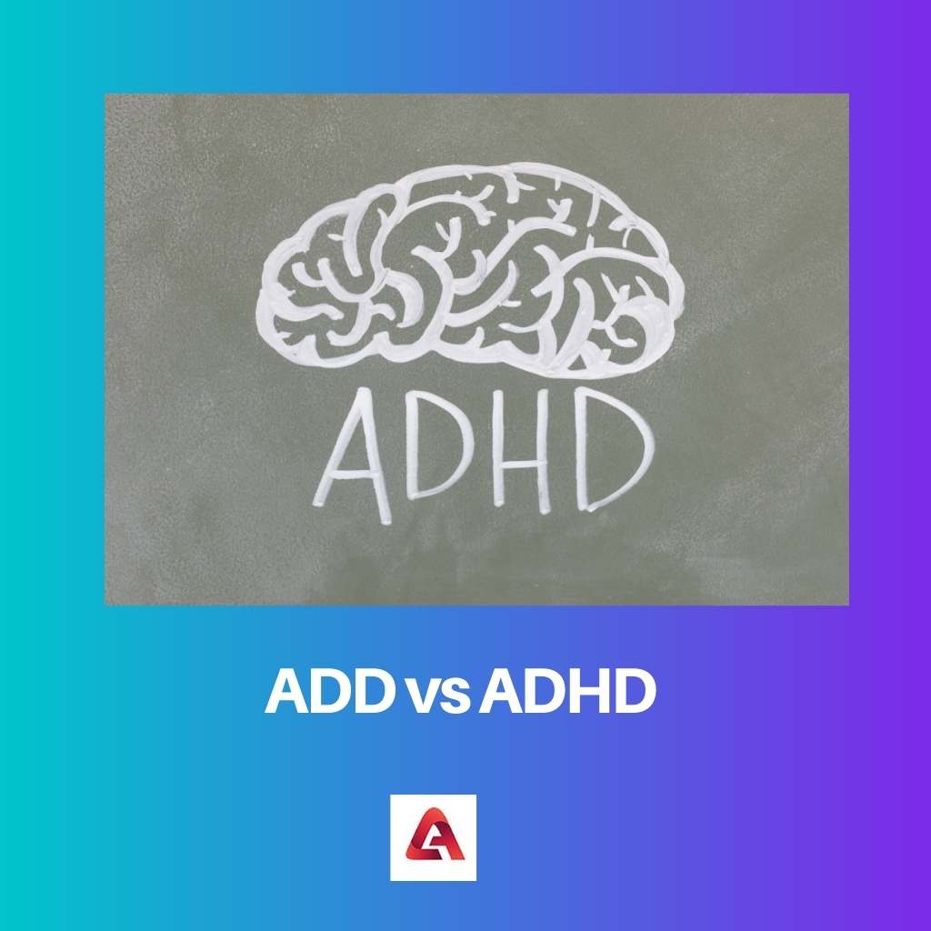 ADD vs ADHD