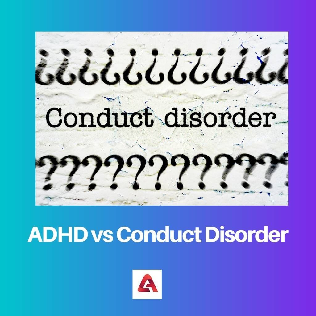 ADHD vs Conduct Disorder