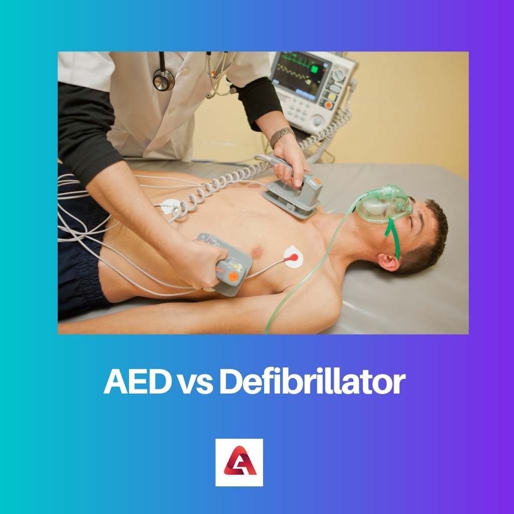 AED vs Máy khử rung tim