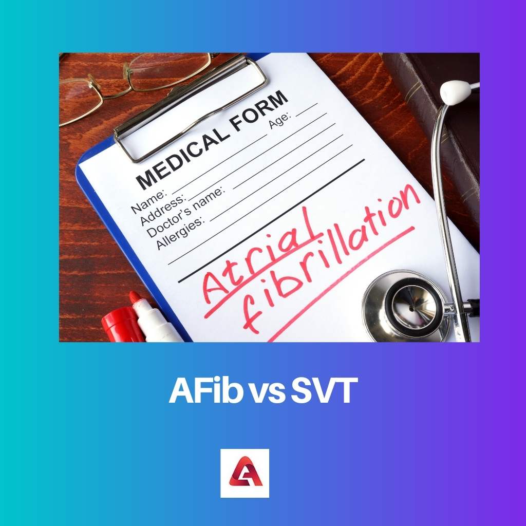 AFib contre SVT