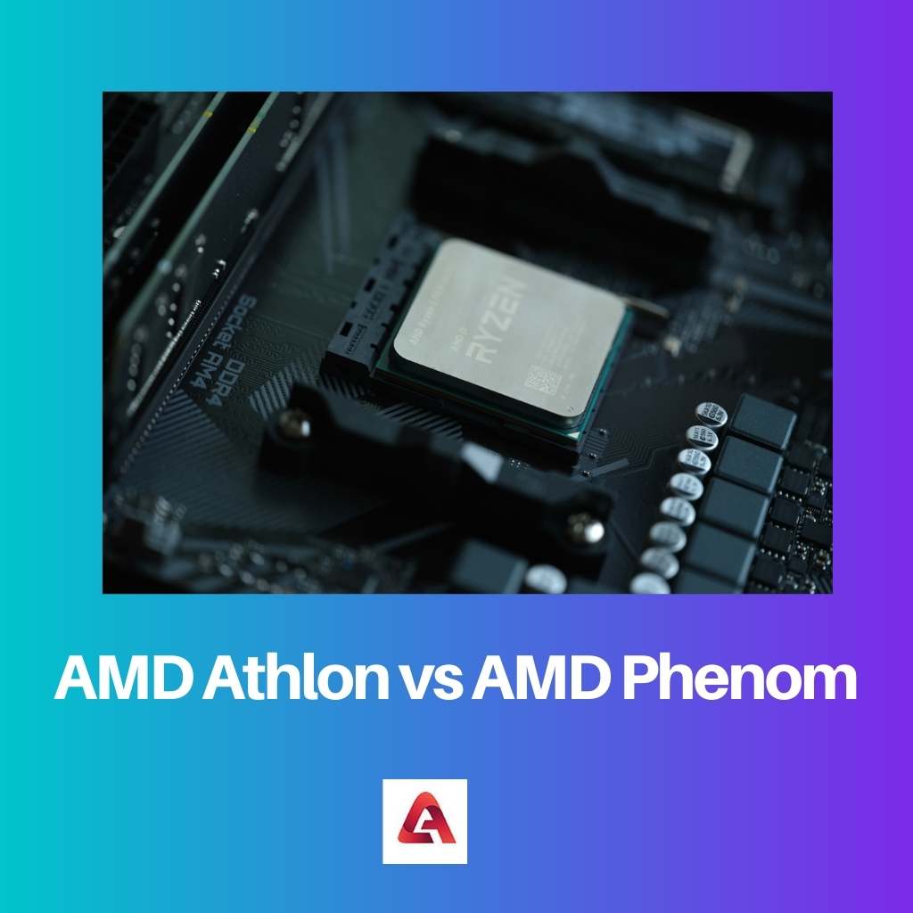 AMD Athlon frente a AMD Phenom