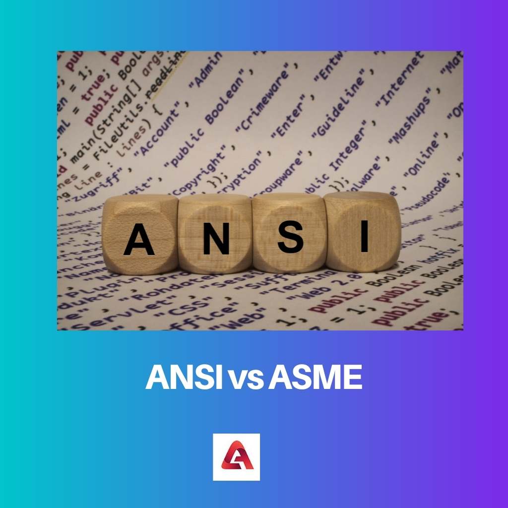 ANSI vs ASME