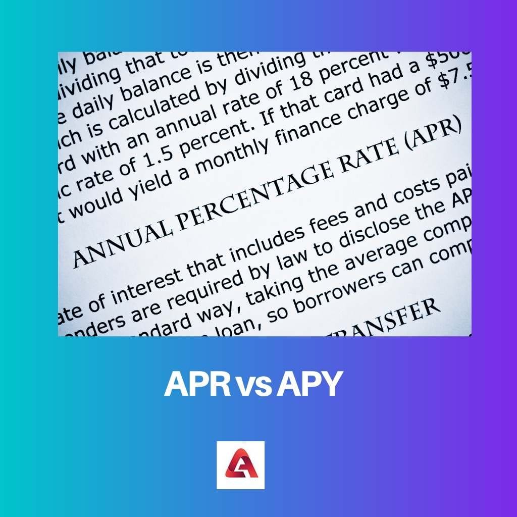APR vs APY