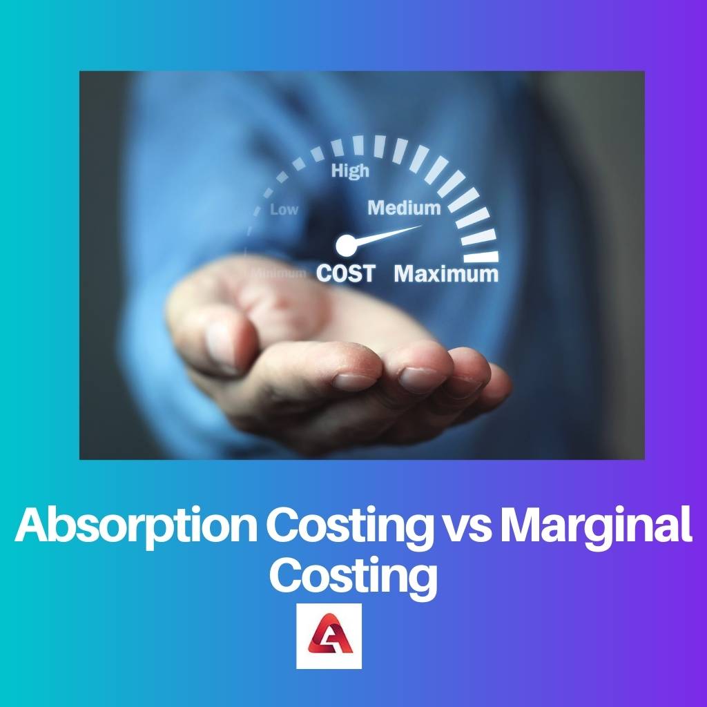 Coût d'absorption vs coût marginal