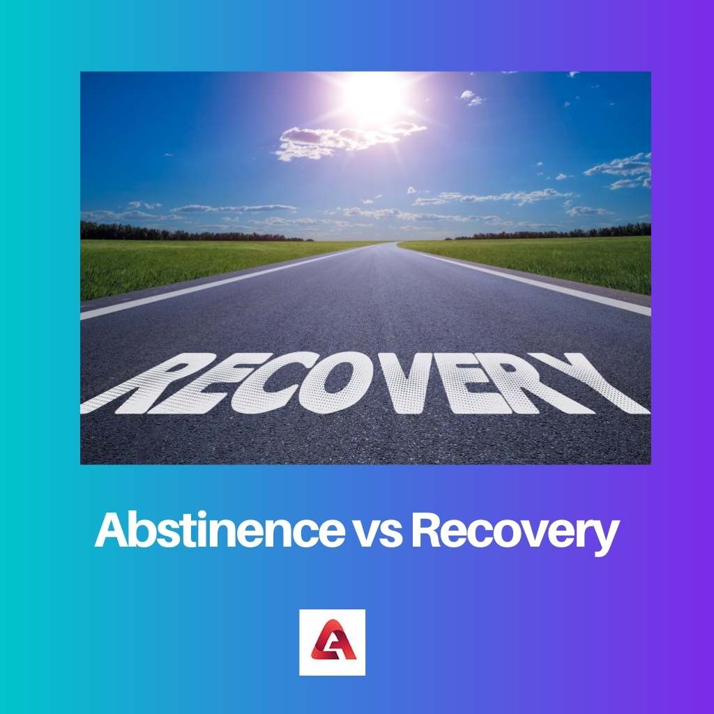 Abstinence vs Recovery