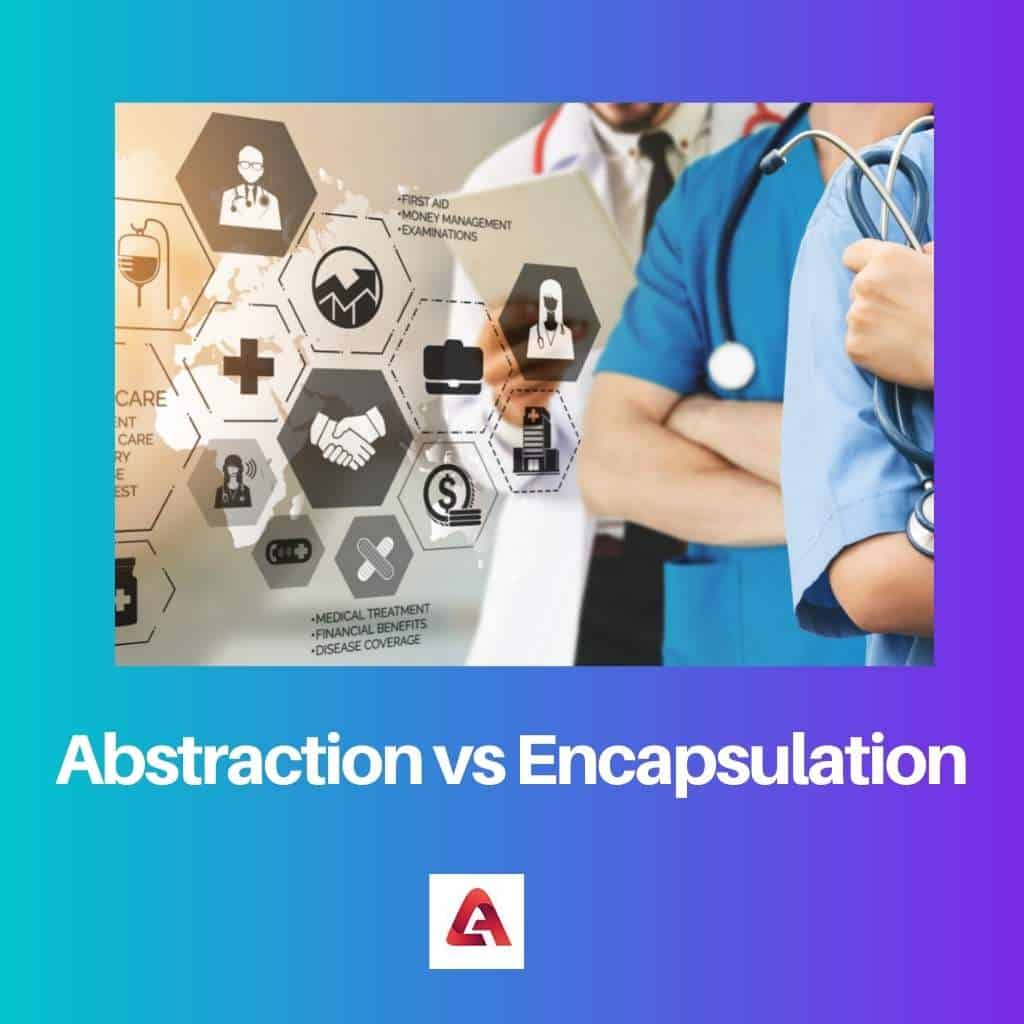 Abstraction vs encapsulation