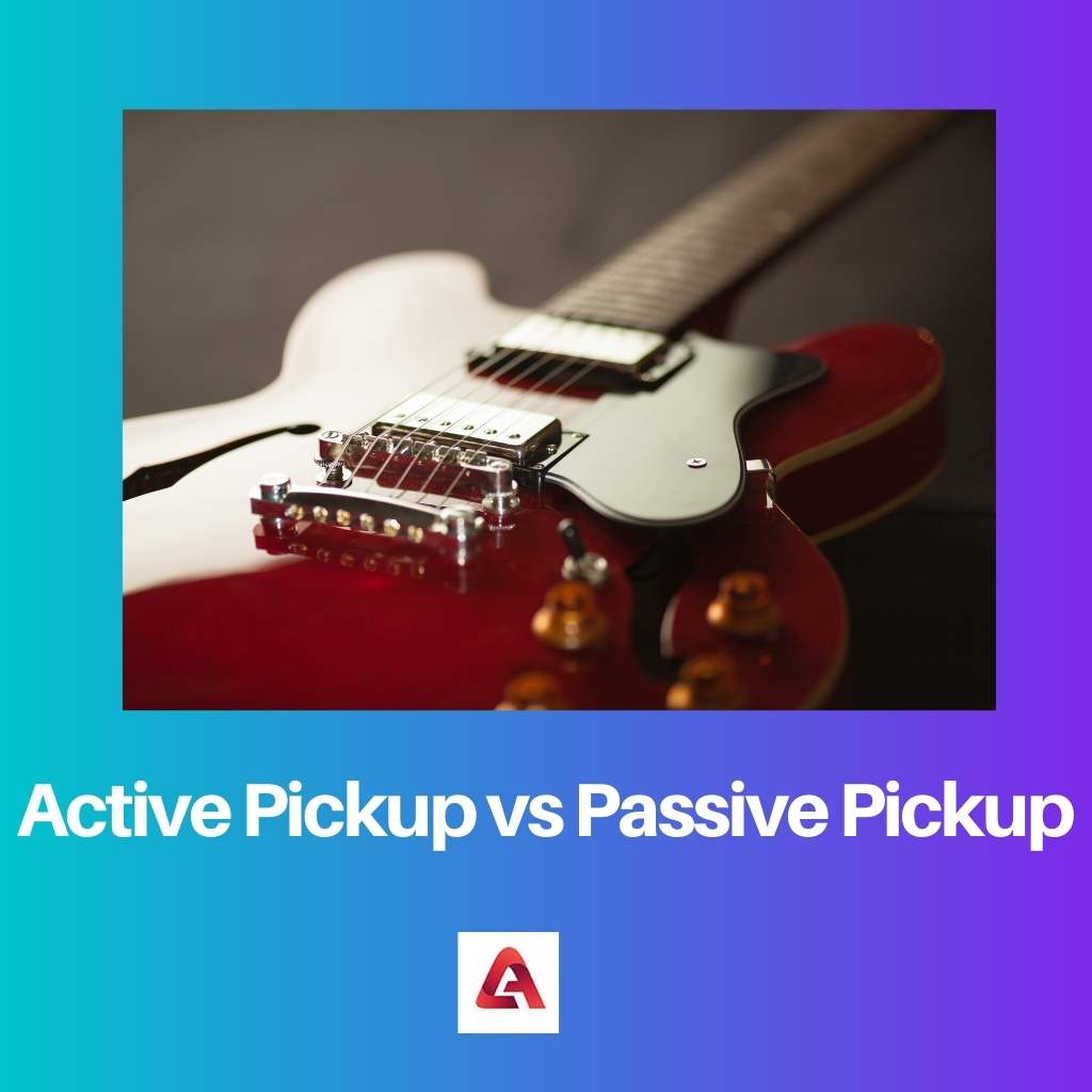 Actieve pick-up versus passieve pick-up