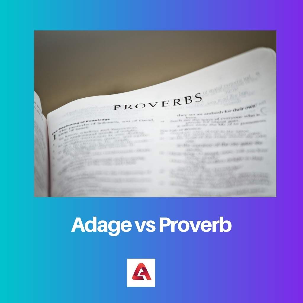 Adagio vs Proverbio