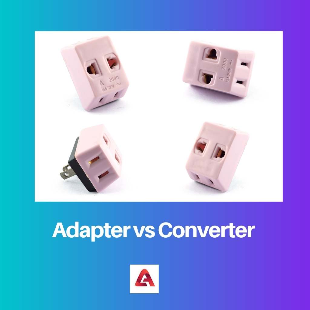 Adaptateur vs convertisseur