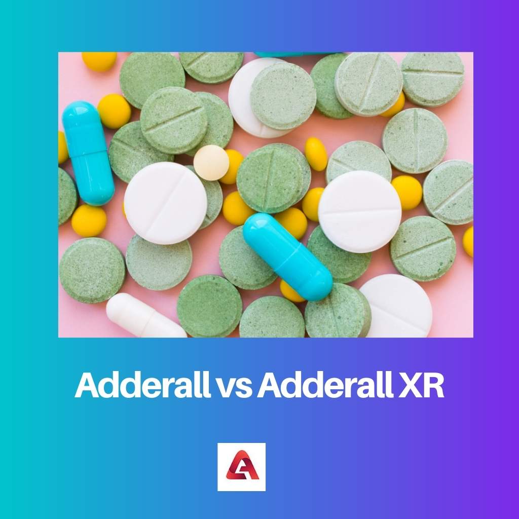 Adderall versus Adderall XR