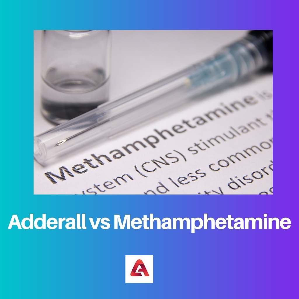 Adderall vs Methamphetamine