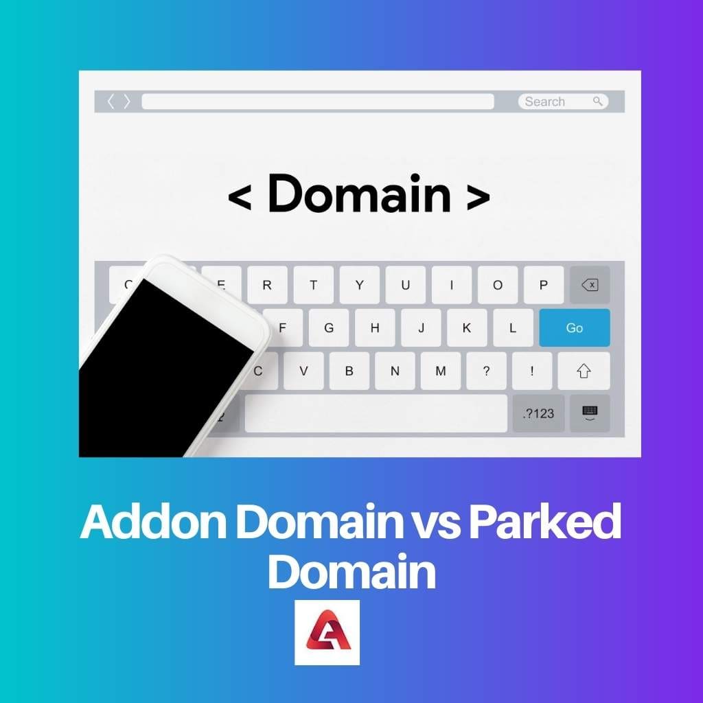 Addon-domein versus geparkeerd domein