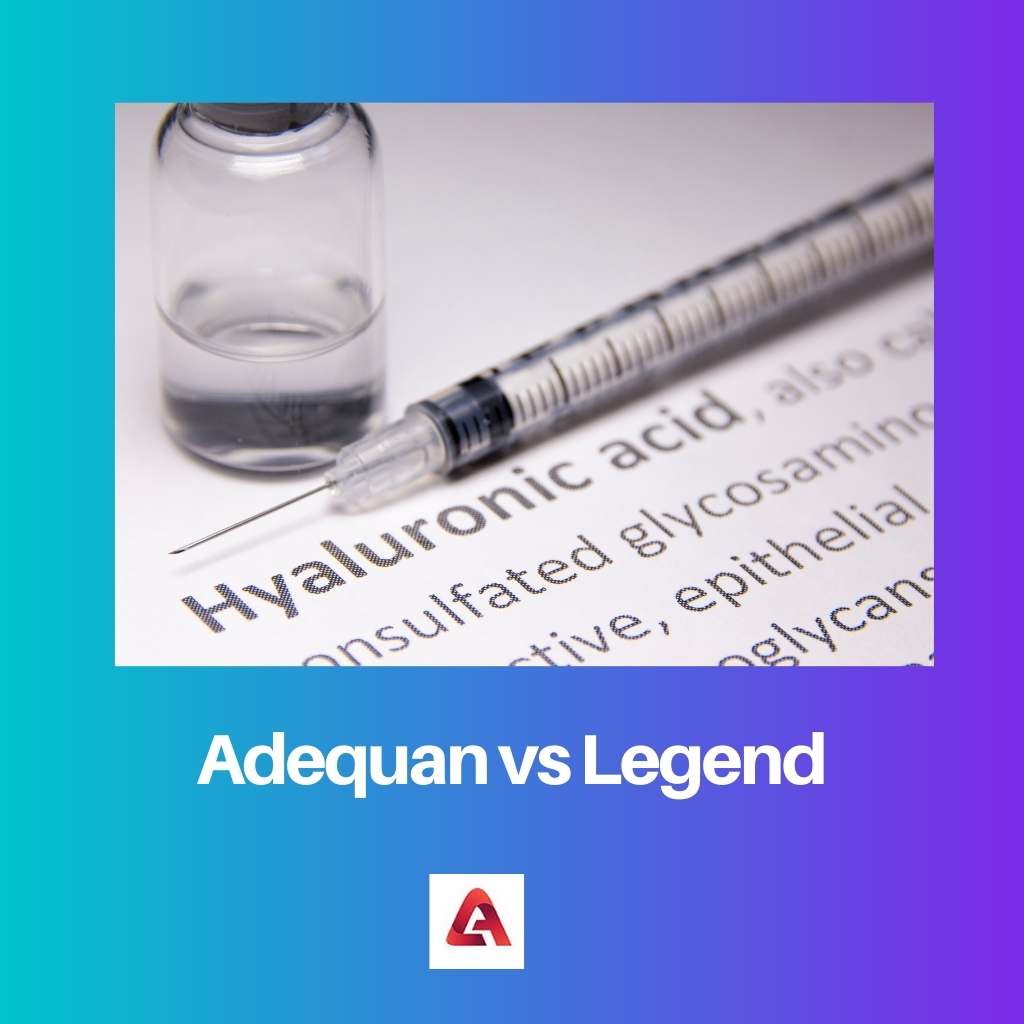 Adequan versus legende