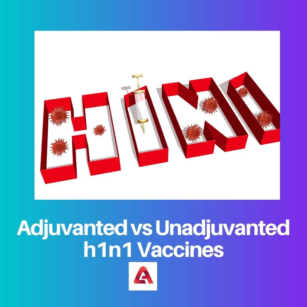Adjuvanted vs Unadjuvanted h1n1 لقاحات