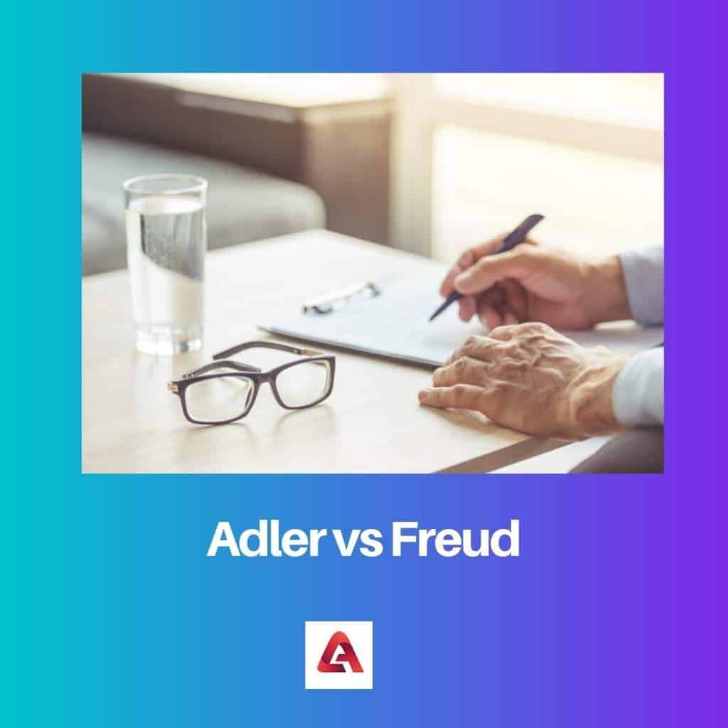 Difference Between Adler and Freud