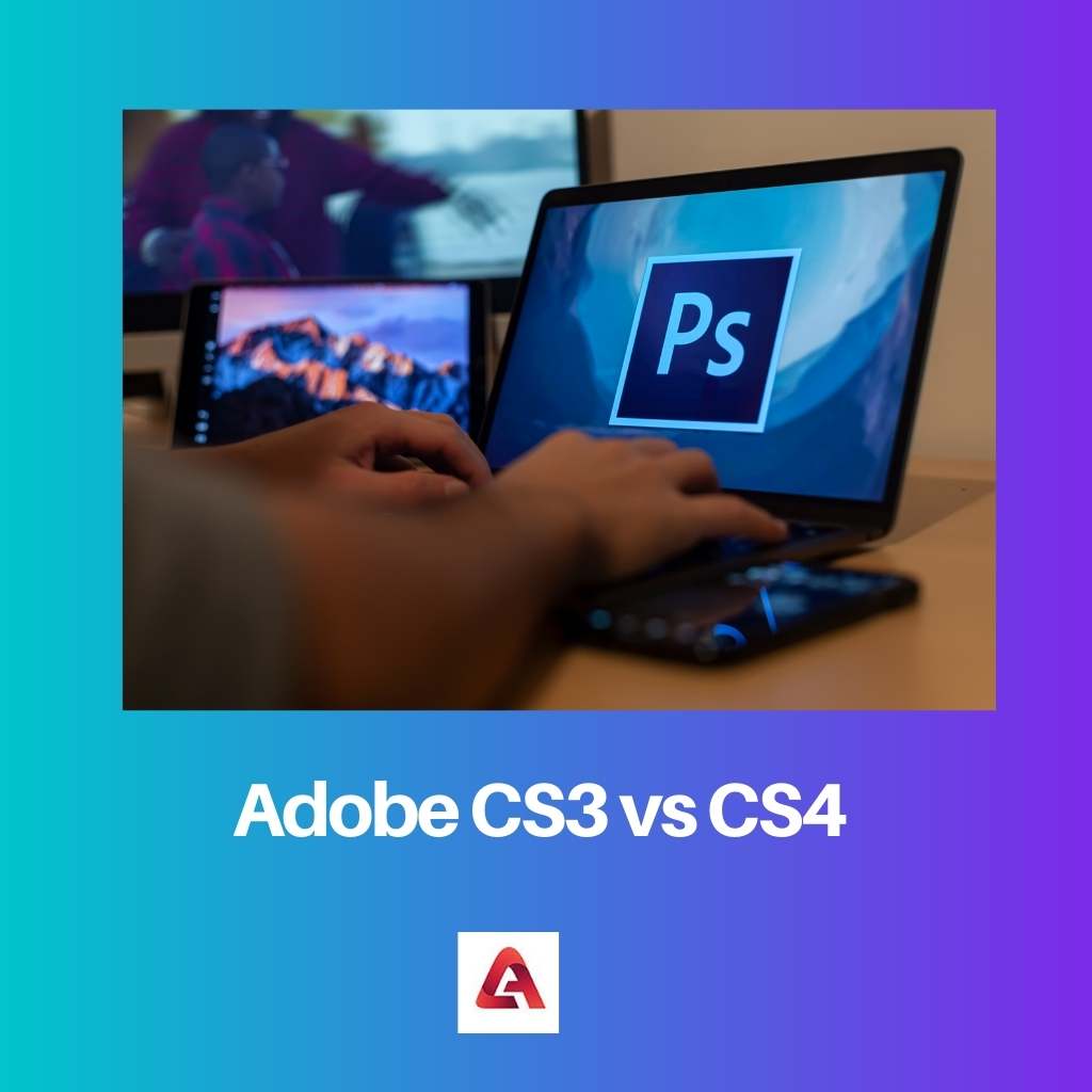 Adobe CS3 กับ CS4