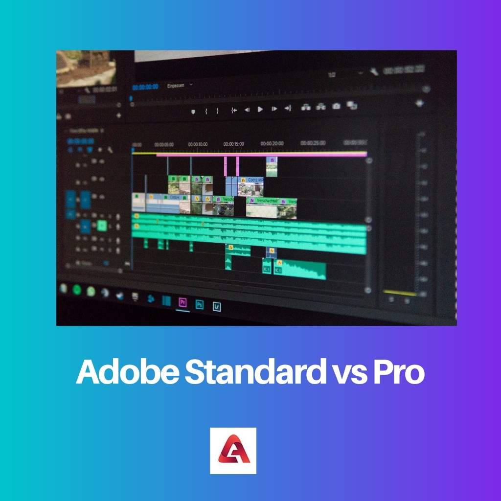 Adobe Standard เทียบกับ Pro