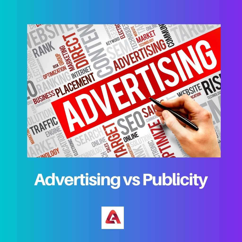 Adverteren versus publiciteit