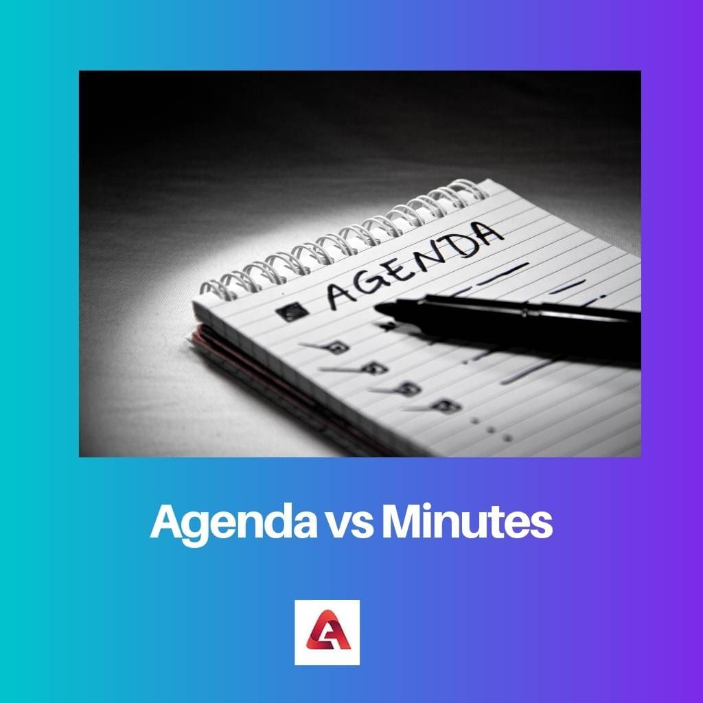 Agenda vs Actas