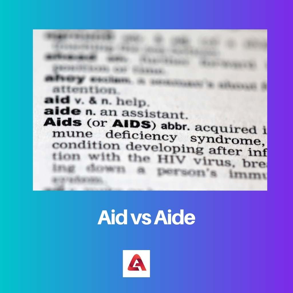Aid vs Aide