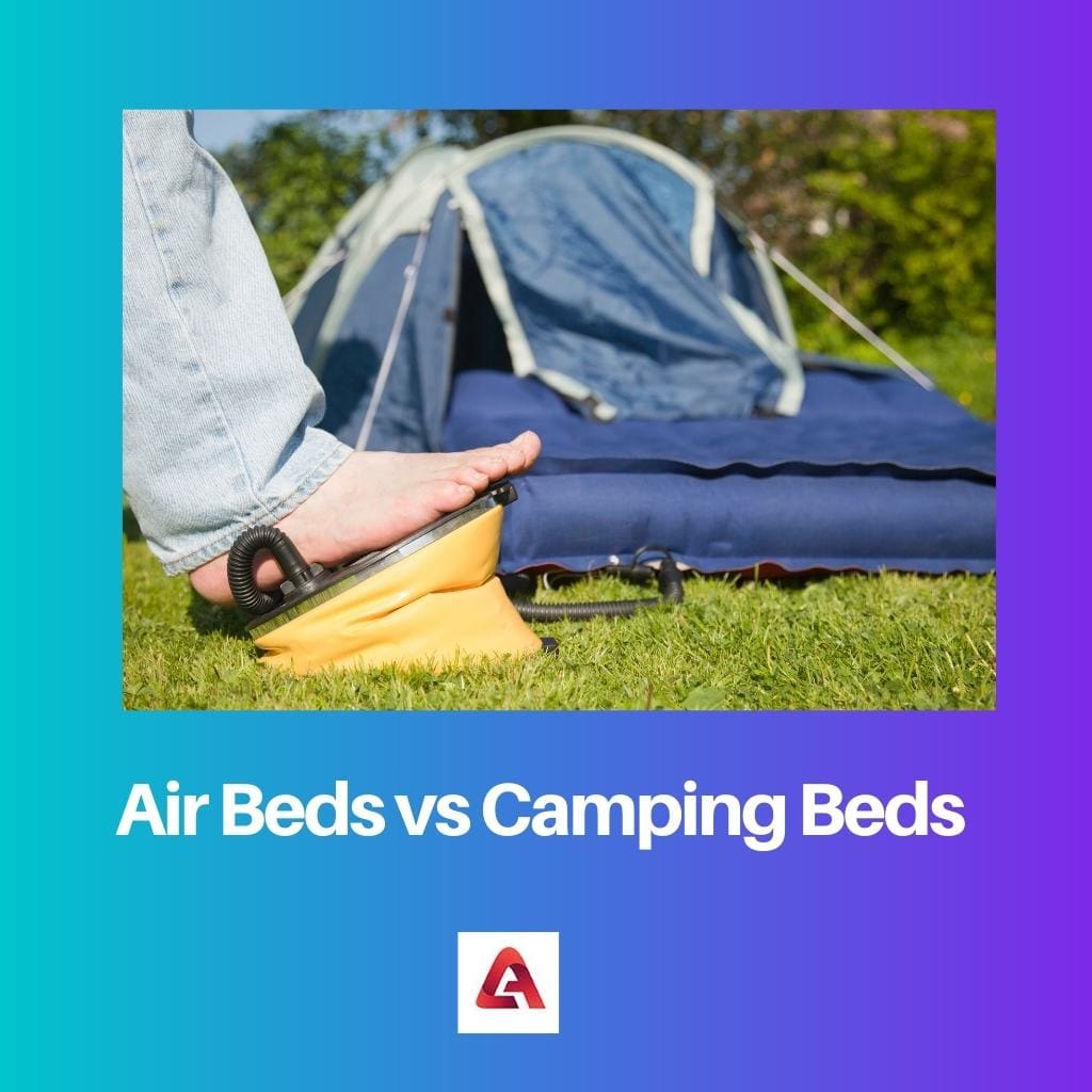 Letti ad aria vs letti da campeggio