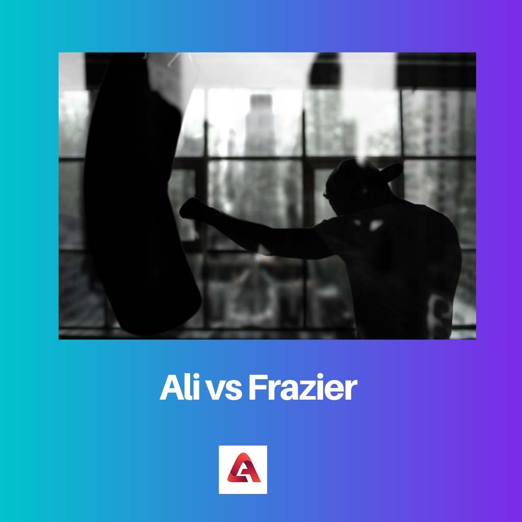 Ali đấu với Frazier